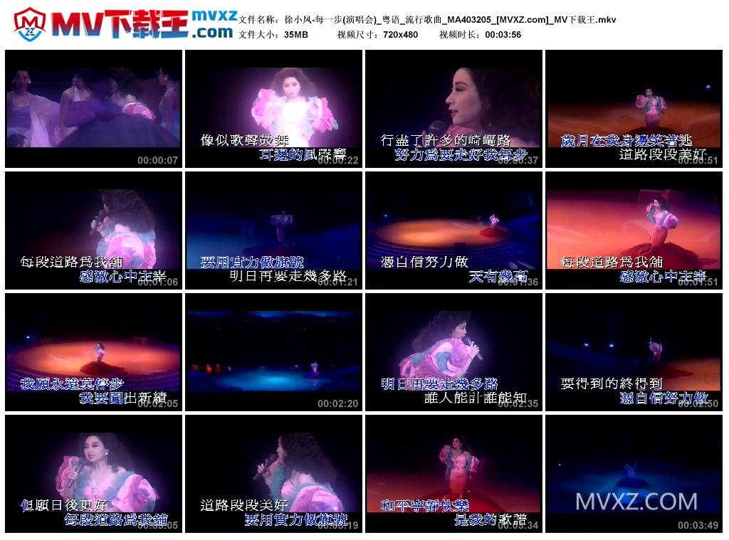 徐小凤-每一步(演唱会)_粤语_流行歌曲_MA403205